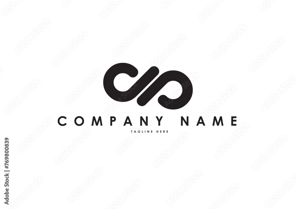 DP Letters Logo Design Unique Idea For Business and Design Company DP Letters Logo Design Unique Idea For Business and Design Company