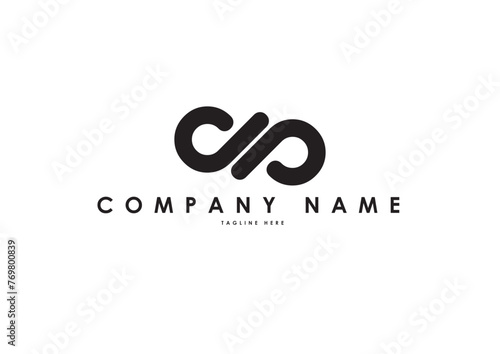 DP Letters Logo Design Unique Idea For Business and Design Company