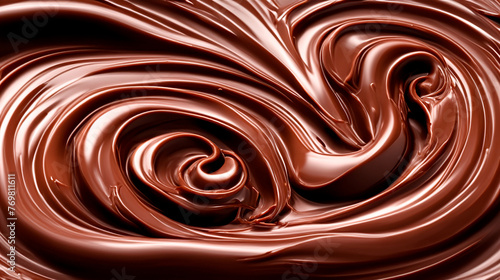 Chocolate with a swirl of decadent sweetness and contrasting textures