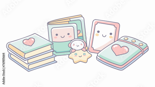 Adorable Baby Books Sticker Fun, Lovely Pastel Art, and Sweet Sketches