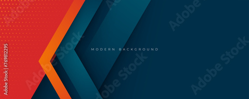 Modern background colorful arrow shape decorative design vector