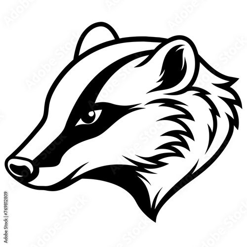 Badger Side View Logo Icon Unveil Your Brand's Wild Side