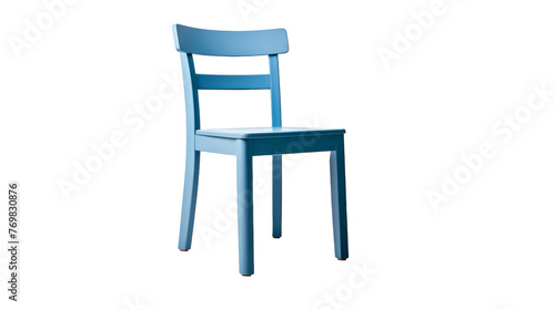 Armless Plastic Chair on isolated background