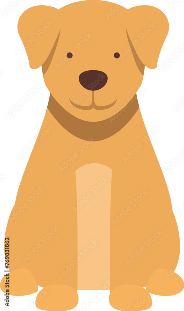Cute happy puppy icon cartoon vector. Doggy animal. Home adopt pet Cute happy puppy icon cartoon vector. Doggy animal. Home adopt pet