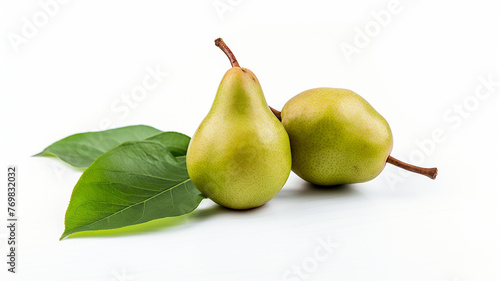 pear on a white background