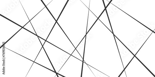 Random chaotic lines abstract geometric pattern. Geometric seamless pattern. Modern stylish texture. Vector illustration.