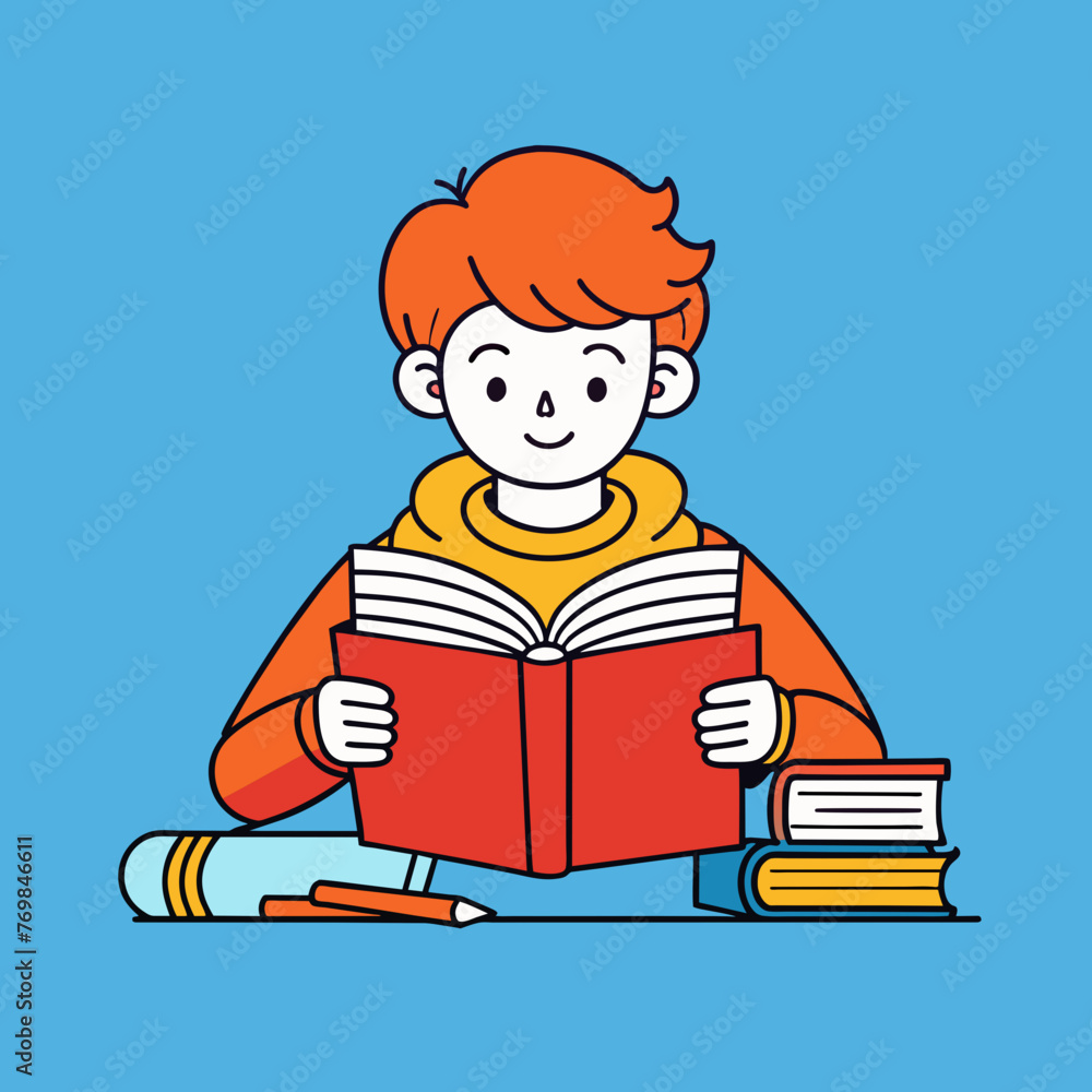 Cartoon Vector Illustrations for Book Tasks Cartoon Vector Illustrations for Book Tasks