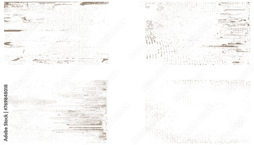 © Mst - Collection of four grunge dust wall. © Mst - Collection of four grunge dust wall.