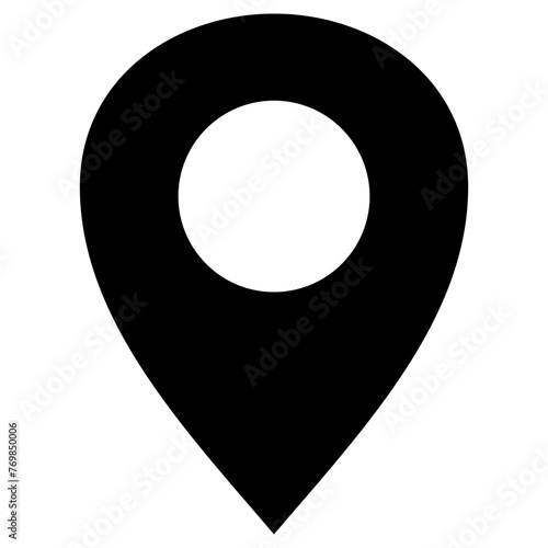 location icon, simple vector design