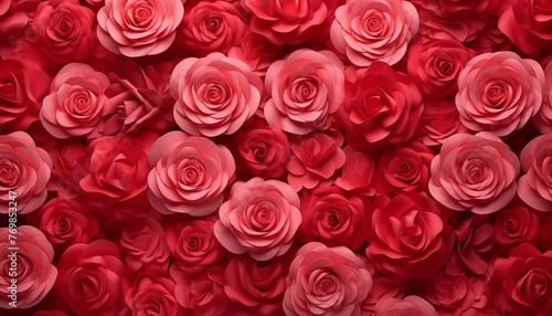 pink red roses background