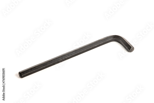 A large hex allen keys isolated on white