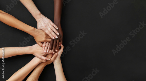 solidarity humanity hand fold