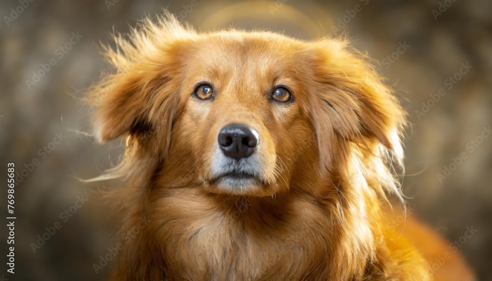 Generated image of a portrait of a dog Generated image of a portrait of a dog