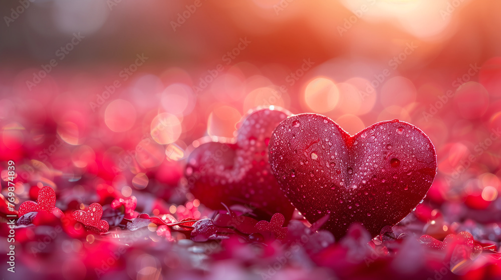 heart with petals