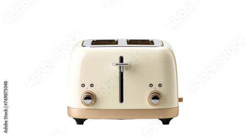 Modern Electric Toaster Isolation on transparent background.