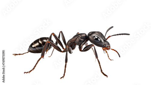Carpenter Ant Close-Up on transparent background