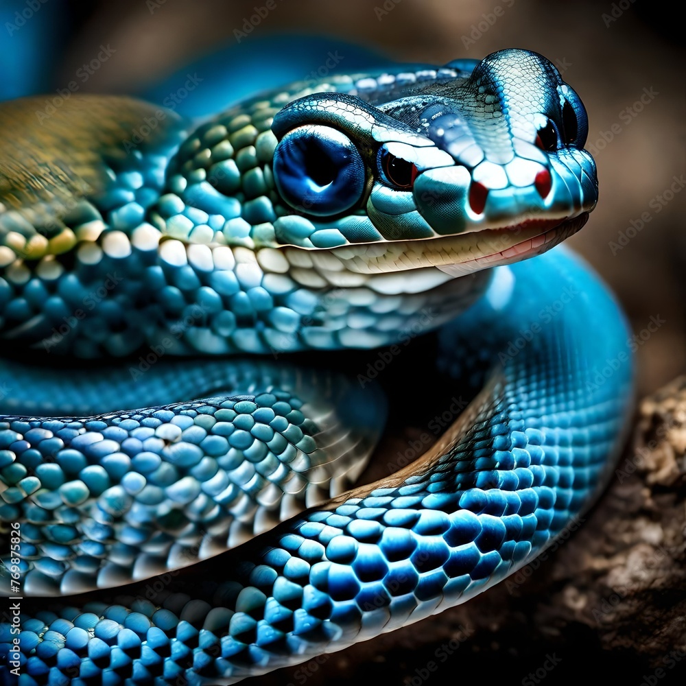 Fototapeta premium snake on a tree