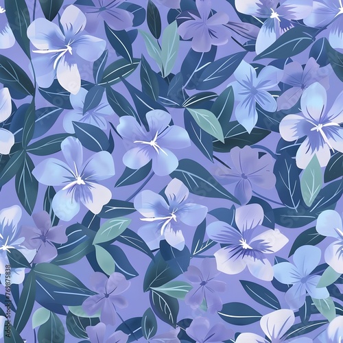 Periwinkle Blossom A Vibrant Expression of Natures Delicate Power