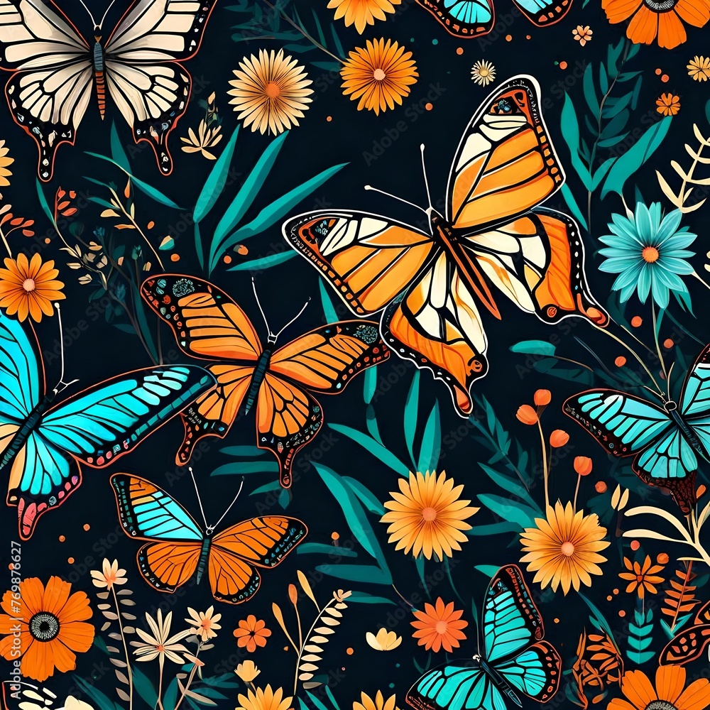 seamless floral pattern seamless floral pattern