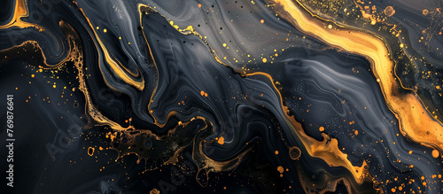 abstract gold black texture background