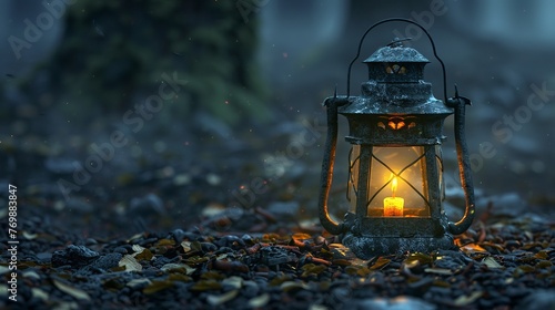 A lantern that lights the way to hidden treasures