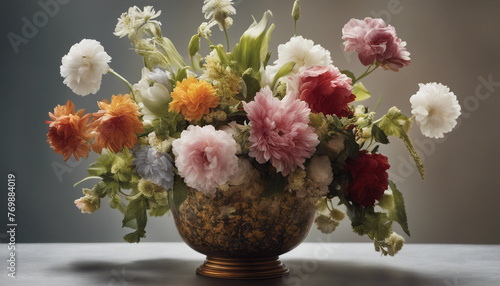 A Burst of Color: Ambrosius Bosschaert's Vase of Flowers
 photo