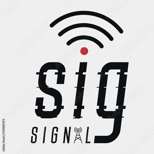 Signal logo design