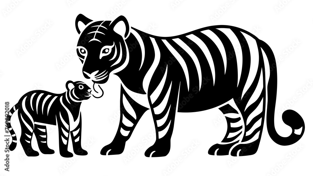 Obraz premium Animals and svg file