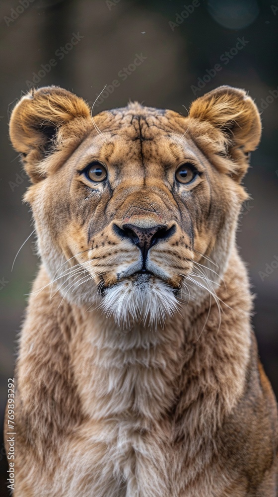 portrait of a lioness in the wild portrait of a lioness in the wild