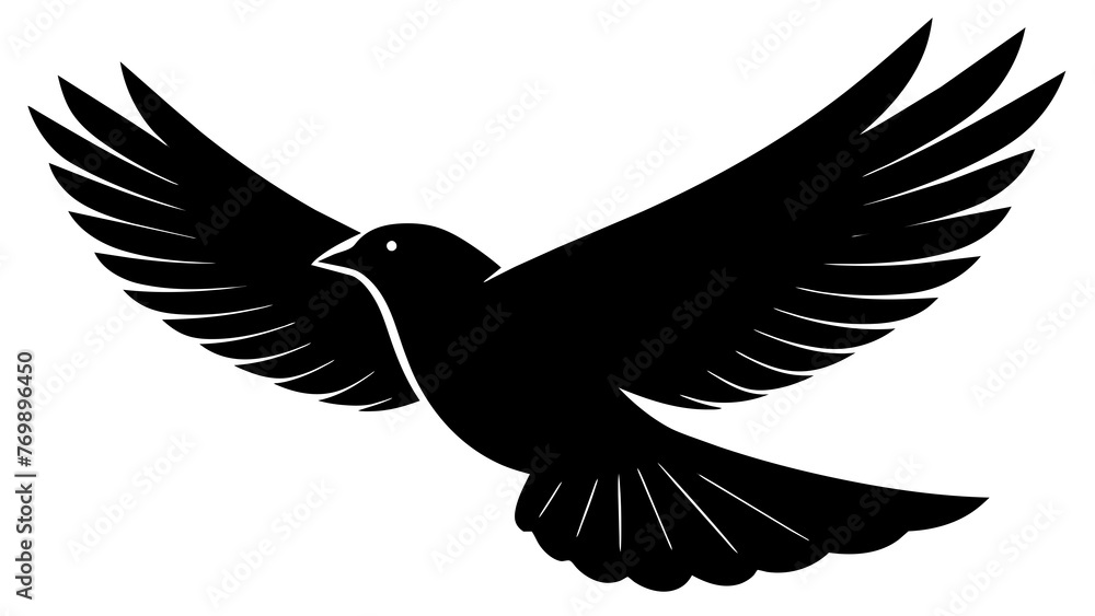 Fototapeta premium Bird and svg file