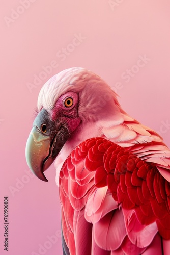 Cute Pink Vulture © Sohaib q