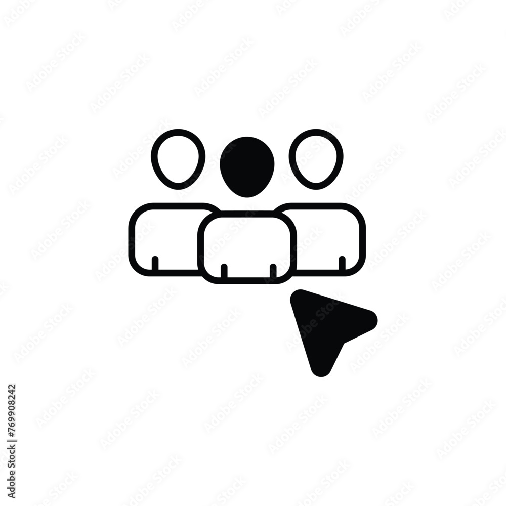 Selection icon design with white background stock illustration Selection icon design with white background stock illustration