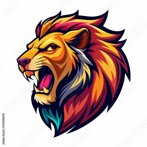 ion  head  vector  tiger  tattoo  animal  illustration  