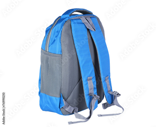trendy and stylish backpack isolated on white background