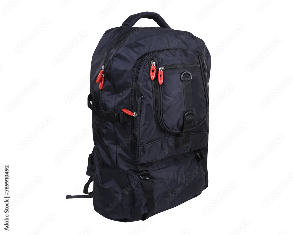 Naklejka premium trendy and stylish backpack isolated on white background