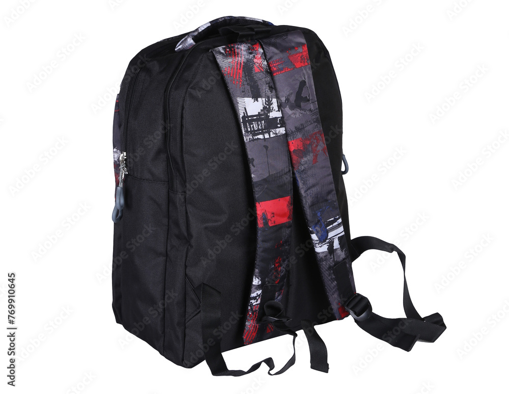 trendy and stylish backpack isolated on white background trendy and stylish backpack isolated on white background