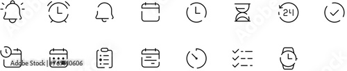 Set of Planning icons