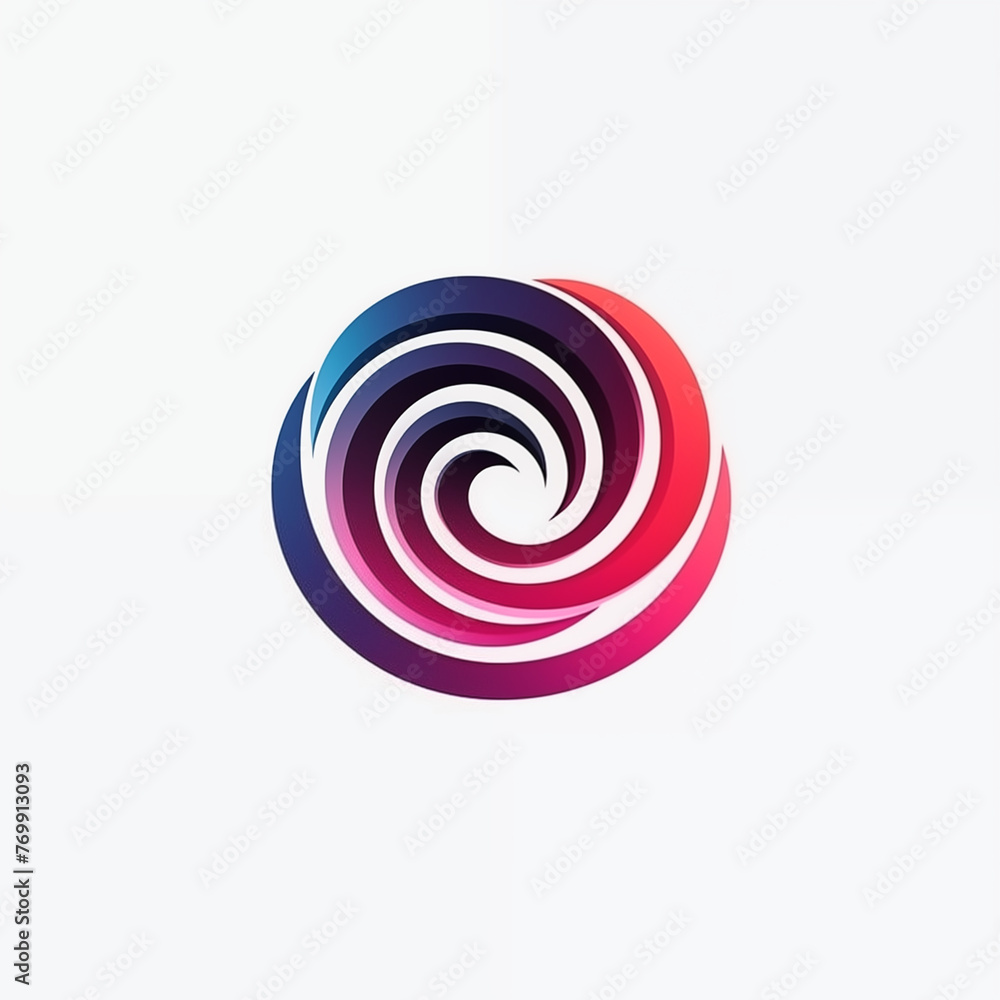 Circle swirl logo design template. Swirl icon. Vector illustration Circle swirl logo design template. Swirl icon. Vector illustration