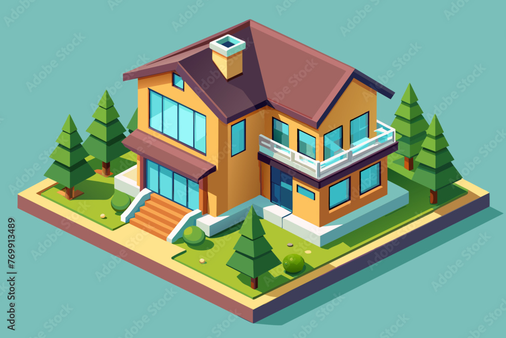 House 3d rendering design House 3d rendering design