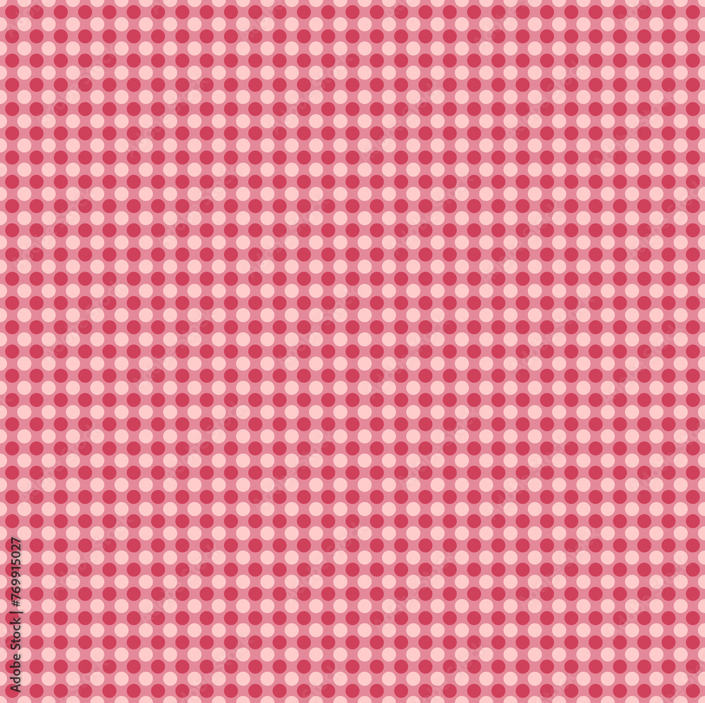 Red and Pink Valentines Day Polka Dots Seamless Repeat Pattern Red and Pink Valentines Day Polka Dots Seamless Repeat Pattern