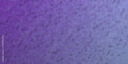 Abstract Isometric Triangle Low Poly Fractal Design Purple Gradient Mosaic Textured Background. For Interior design & Backdrop, Websites, Presentations, Brochures, Social Media Graphics.