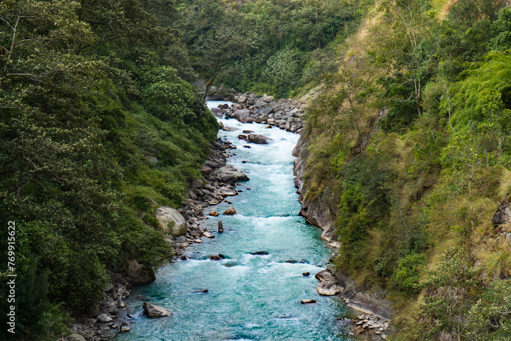 Tamor River on route to Kanchenjunga Base Camp Trek, Nepal Tamor River on route to Kanchenjunga Base Camp Trek, Nepal
