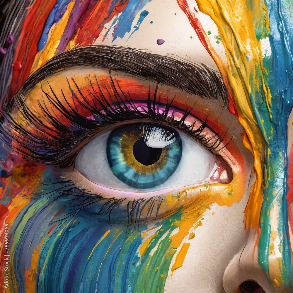 Painted Perspectives: Exploring Creative Vision Through the Artist's Colorful Eyes
