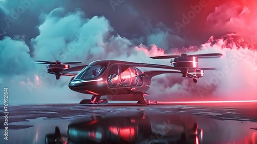 Skyward Soar: Embrace the Futuristic Flying Taxi Revolution photo