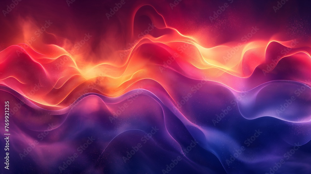 Dark deep bright blue purple red orange coral abstract background. Geometric shape. Angle line strip 3D. Color gradient. Neon electric metallic fire glow light. Grain noise rough. Wide banner.Panorama Dark deep bright blue purple red orange coral abstract background. Geometric shape. Angle line strip 3D. Color gradient. Neon electric metallic fire glow light. Grain noise rough. Wide banner.Panorama