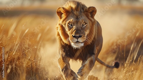 running lion © Spyrydon