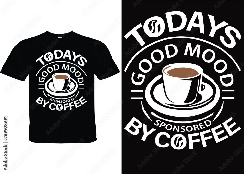 Coffee unique T-shirt design Coffee unique T-shirt design