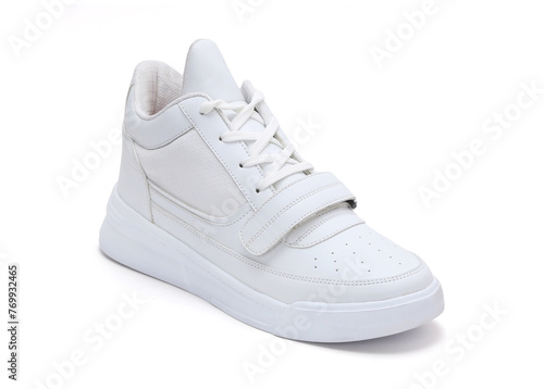 trendy and fashionable light wieght sneakers isolated on white background