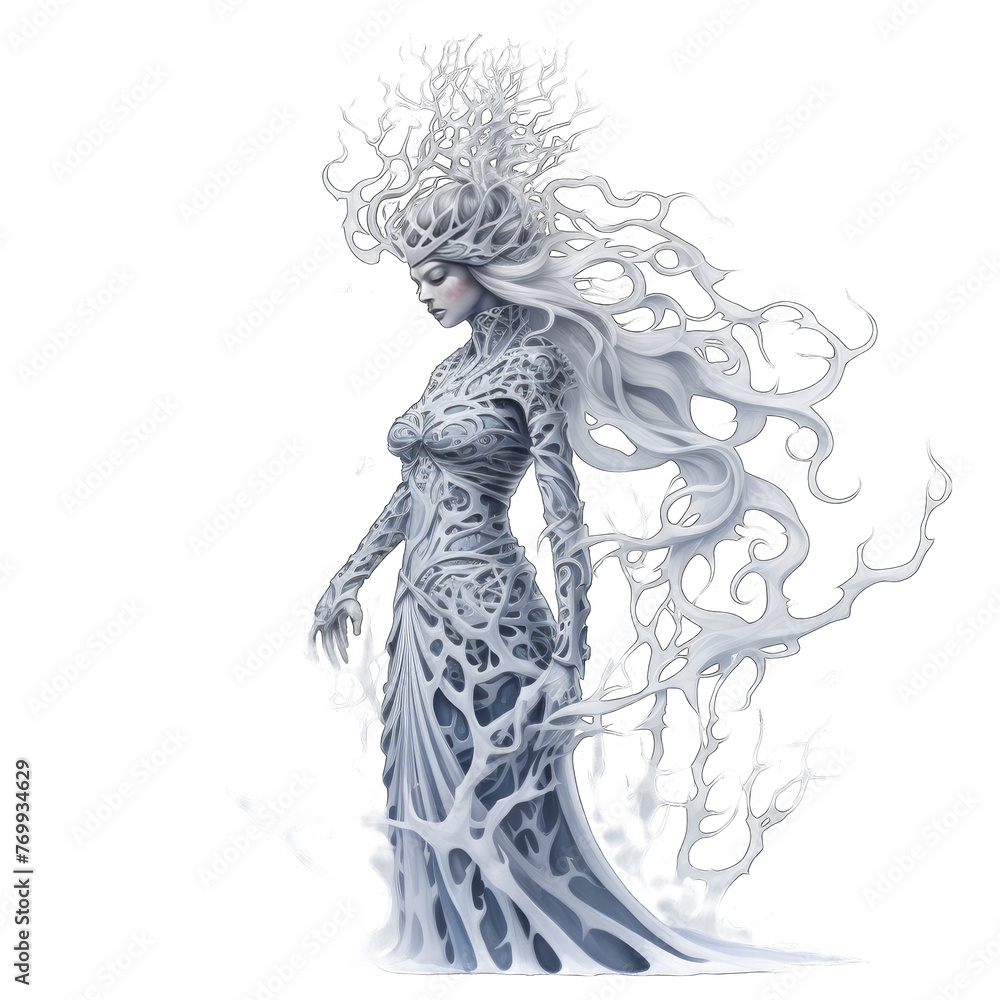 Fototapeta premium Snowy Sleek png