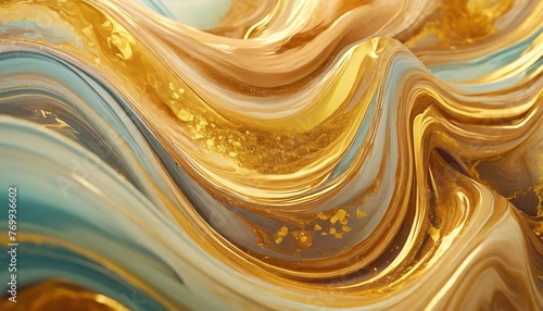 abstract flowing liquid background swirls of colorful paint liquid mixing background